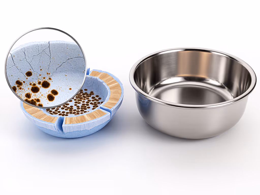 stainless_steel_vs_plastic_cat_bowl_cross-section_showing_bacterial_growth_in_scratches