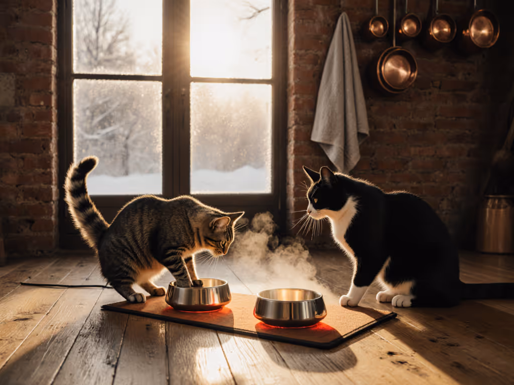 Heated Cat Feeding Mats: Cold Weather Verified