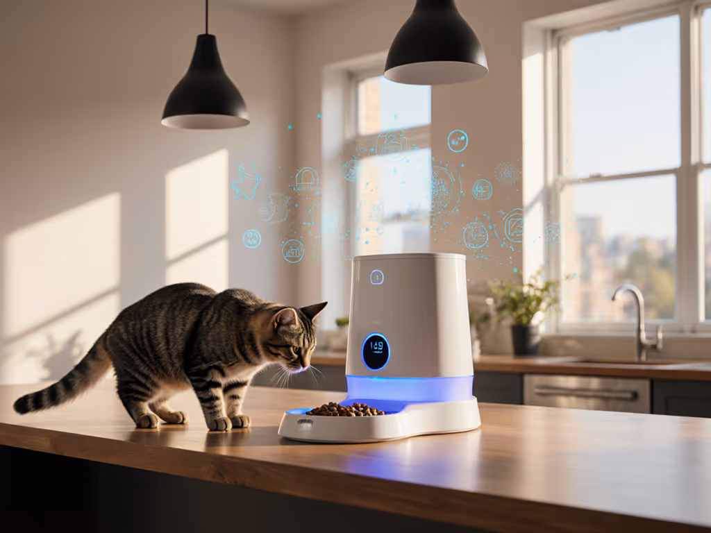 Smart Feeders Track Your Cat's Eating Habits