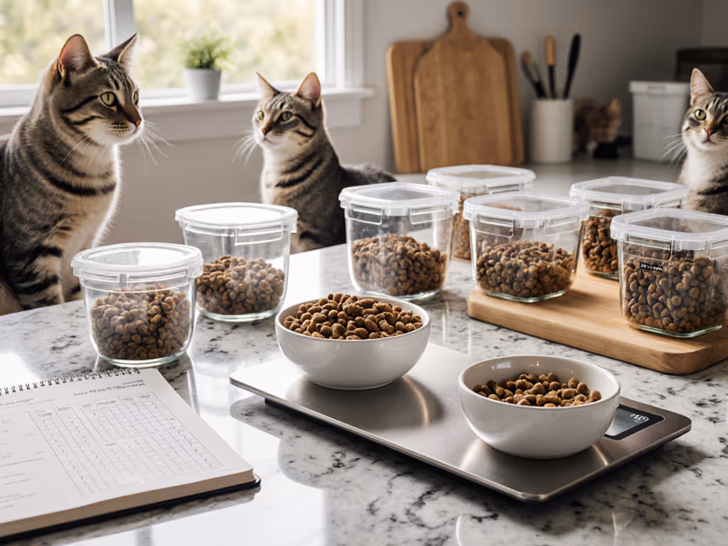 Zero-Waste Cat Feeding: Practical Portion Control Guide
