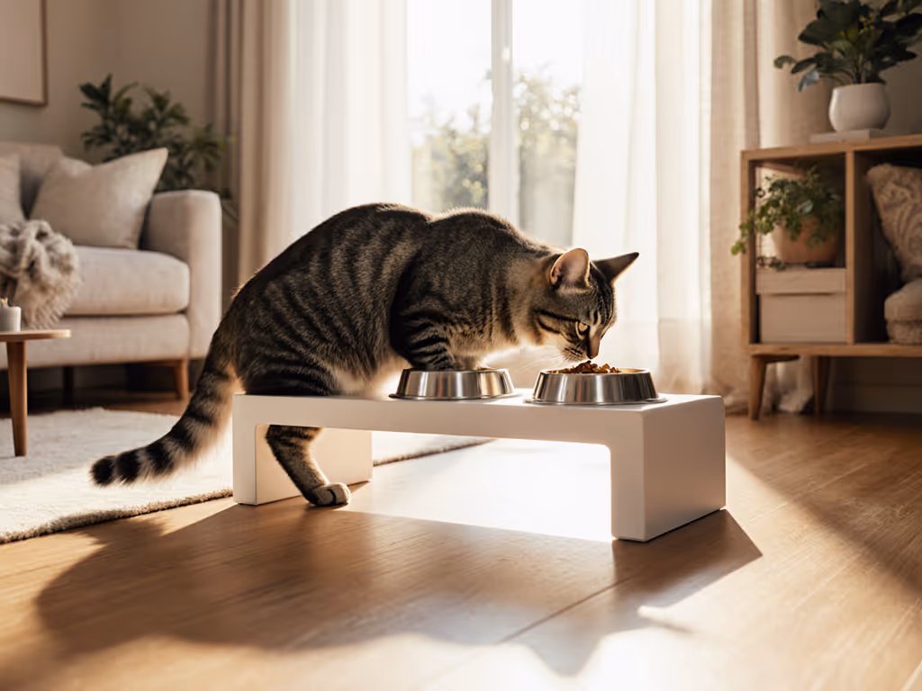 Elevated Cat Bowls for Senior Cats: Save Money Ease Pain