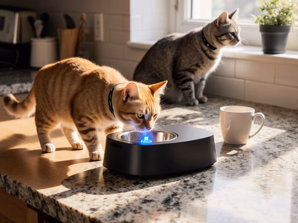 Microchip Feeders Stop Multi-Cat Food Theft