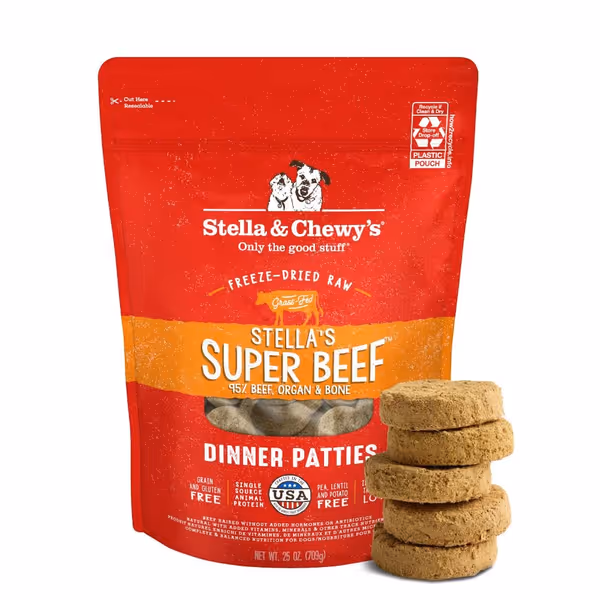 Stella & Chewy's Freeze-Dried Raw Dinner Patties Beef Recipe