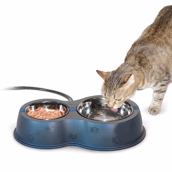 K&H Outdoor Heated Cat Bowls