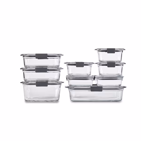 Rubbermaid Brilliance Glass Storage Set